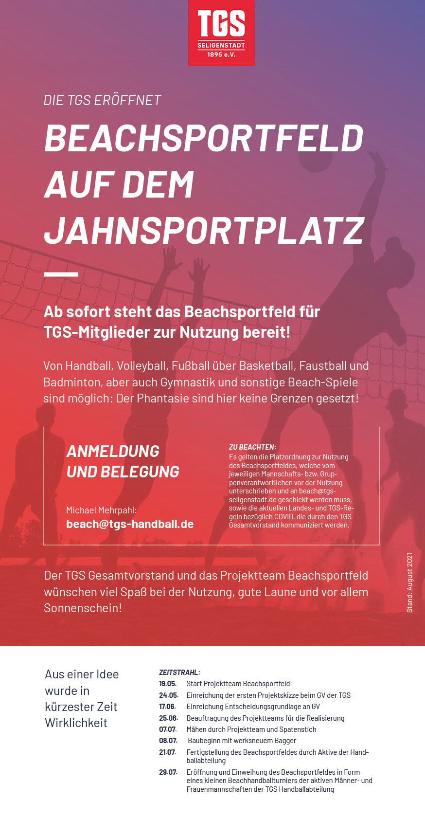 TGS Flyer Beach